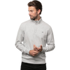 TravisMathew Men's Cloud 1/4 Zip 2.0 in Light Heather Grey