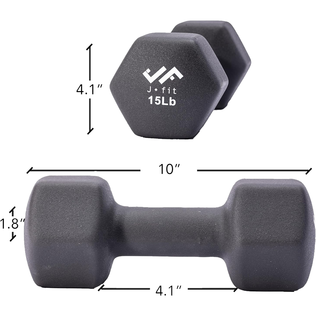 Neoprene Dumbbell - 15 lb alternate view