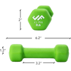 J/Fit Neoprene Dumbbell 2 lb specs
