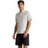 Rhone WFH Polo in Sleet Gray/White Heather front