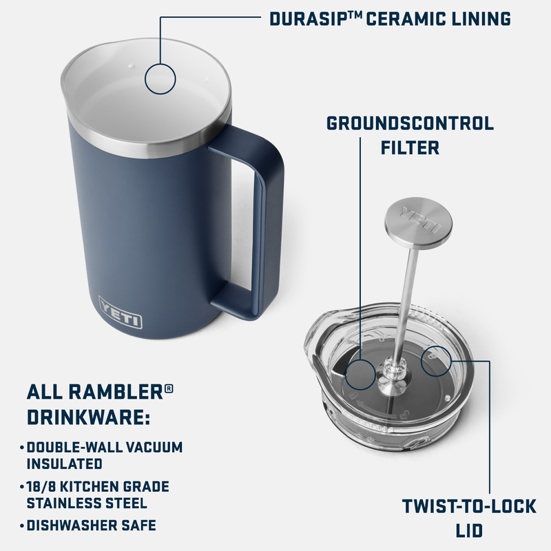 Rambler 34 oz French Press – Sports Basement