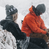 Le Bent Reversible Midweight Neck Gaiter on riders