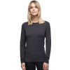 Le Bent Women's Core Midweight Crew in Dark Cloud