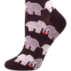 Socksmith Women's Elephant Love toe and heel