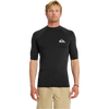 Quiksilver Men's Everyday UPF50 Short Sleeve Rashguard in BLK Black front