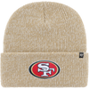 47 Brand San Francisco 49ers Brainfreeze Beanie in Khaki