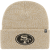 47 Brand San Francisco 49ers Brainfreeze Beanie in Khaki
