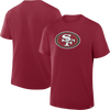 Fanatics Men's 49ers Cotton Primary Logo Legacy SS Tee front and back
