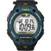 Timex Ironman Classic 30 Oversized Fabric Strap in Black/Blue