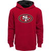 Outerstuff Youth 49ers Prime Hoodie in Dark Red