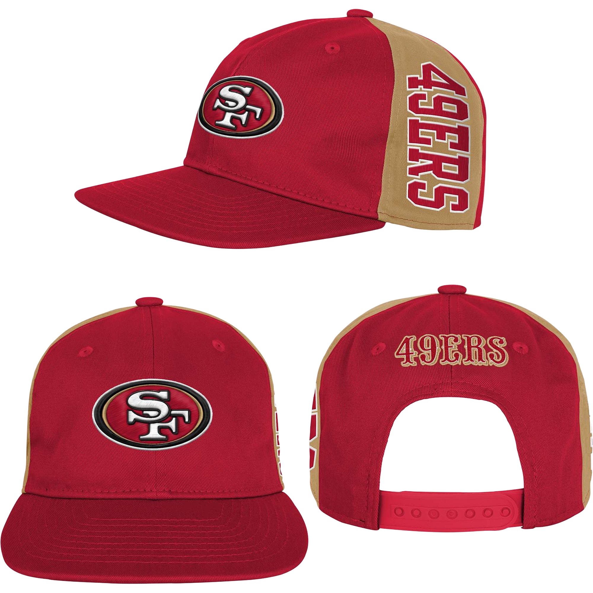 Youth 49ers Modern Fan Deadstock Snapback alternate view