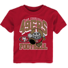 Outerstuff Youth Toddler 49ers Get Out of the Way Tee in Gym Red