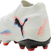 Puma Future 8 Pro FG/AG in 01-Puma White/Puma Black/Glowing Red heel