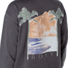 Roxy Women's Sweet Rhythm Zip Hoodie in Phantom back graphic