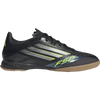 Adidas F50 League IN in Core Black/Lucid Lemon/Iron Metallic