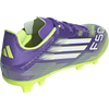 Adidas Youth F50 League Firm/Multi-Ground Cleats 3/4 heel view