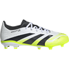 Adidas Youth Predator League Firm/Multi-Ground Boots in Cloud White / Core Black / Lucid Lemon