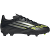 Adidas Youth F50 League Firm/Multi-Ground Cleats in Core Black / Iron Metallic / Lucid Lemon