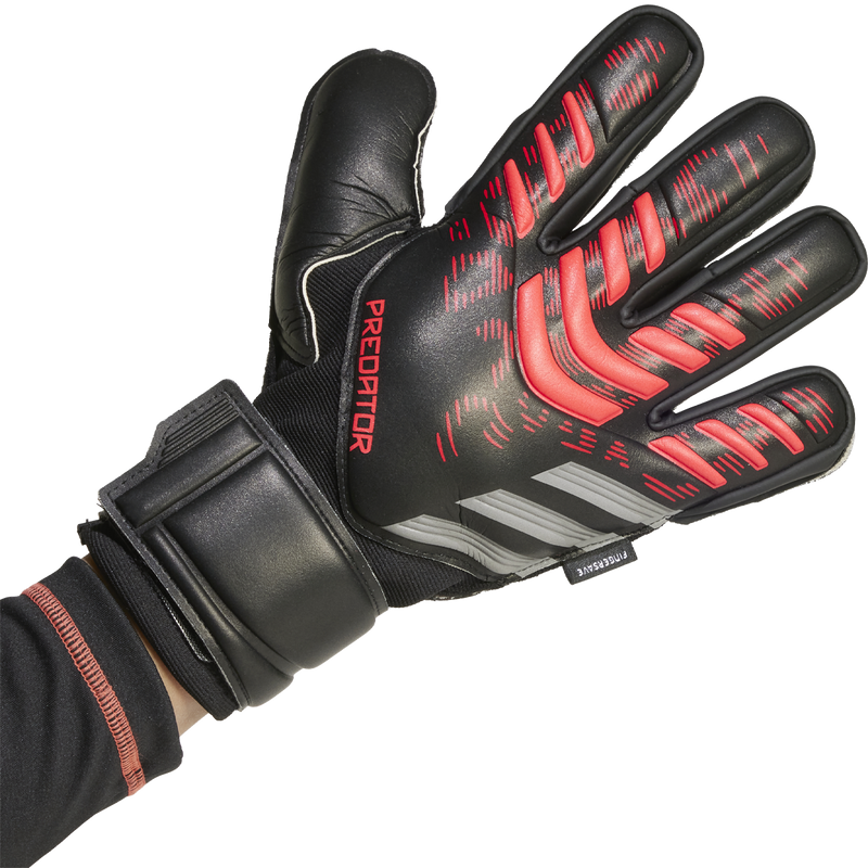 Predator Match Fingersave Goalkeeper Gloves, Adidas Predator Match Fingersave Goalkeeper Gloves back of hand