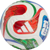 Adidas World Cup Mini Ball in White/Vivid Red/Glow Blue/Green
