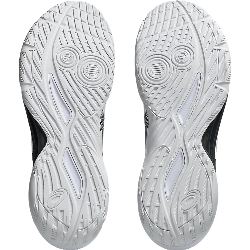 Men's Gel-Tactic 13, Asics Men's Gel-Tactic 13 in 100 White Black pair bottom