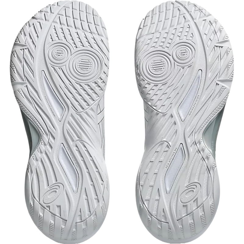 Women's Gel-Tactic 13, Asics Women's Gel-Tactic 13 in 100 White/Pure Silver pair bottom