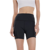 New Balance Women's NB Sleek Pocket High Rise Short 6" in Black