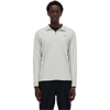 New Balance Men's Space Dye 1/4 Zip in Athletic Grey
