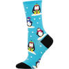 Socksmith Women's Penguins in Blue