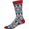 Socksmith Christmas Fair Isle in Blue Heather