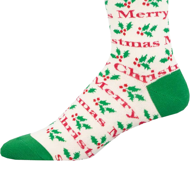 Merry Christmas, Socksmith Merry Christmas toe and heel
