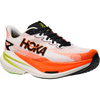 Hoka Mach X 3 in WNG-White/Neon Tangerine right front