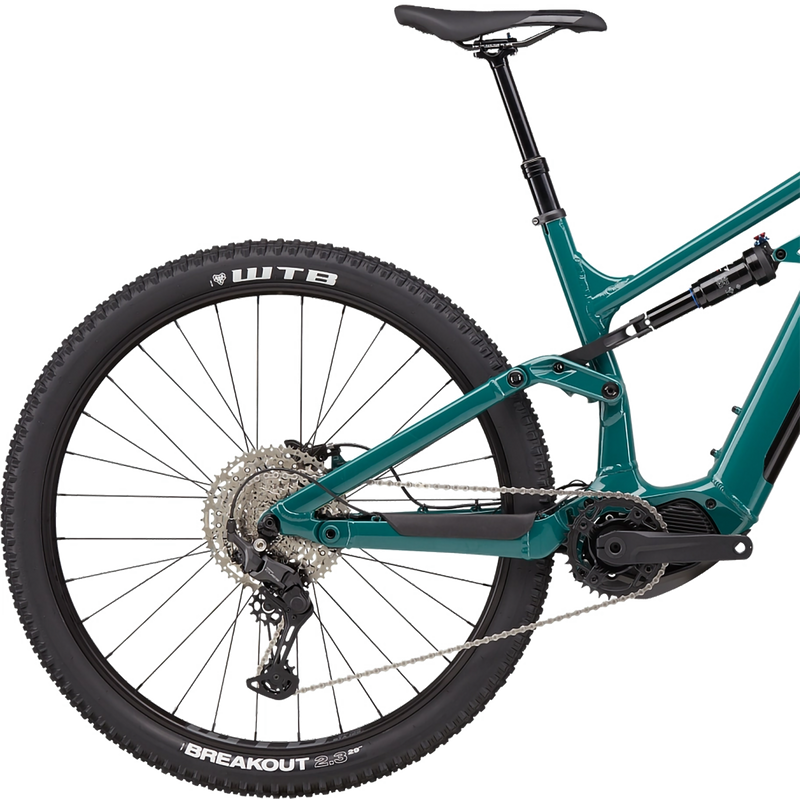 29 U Moterra Neo S3, Cannondale Moterra Neo S3 in Pine rear wheel right profile