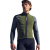 Gore Bike Wear Men's SPINSHIFT Thermo Long Sleeve Jersey in Utility Green/Lab Graphite on model