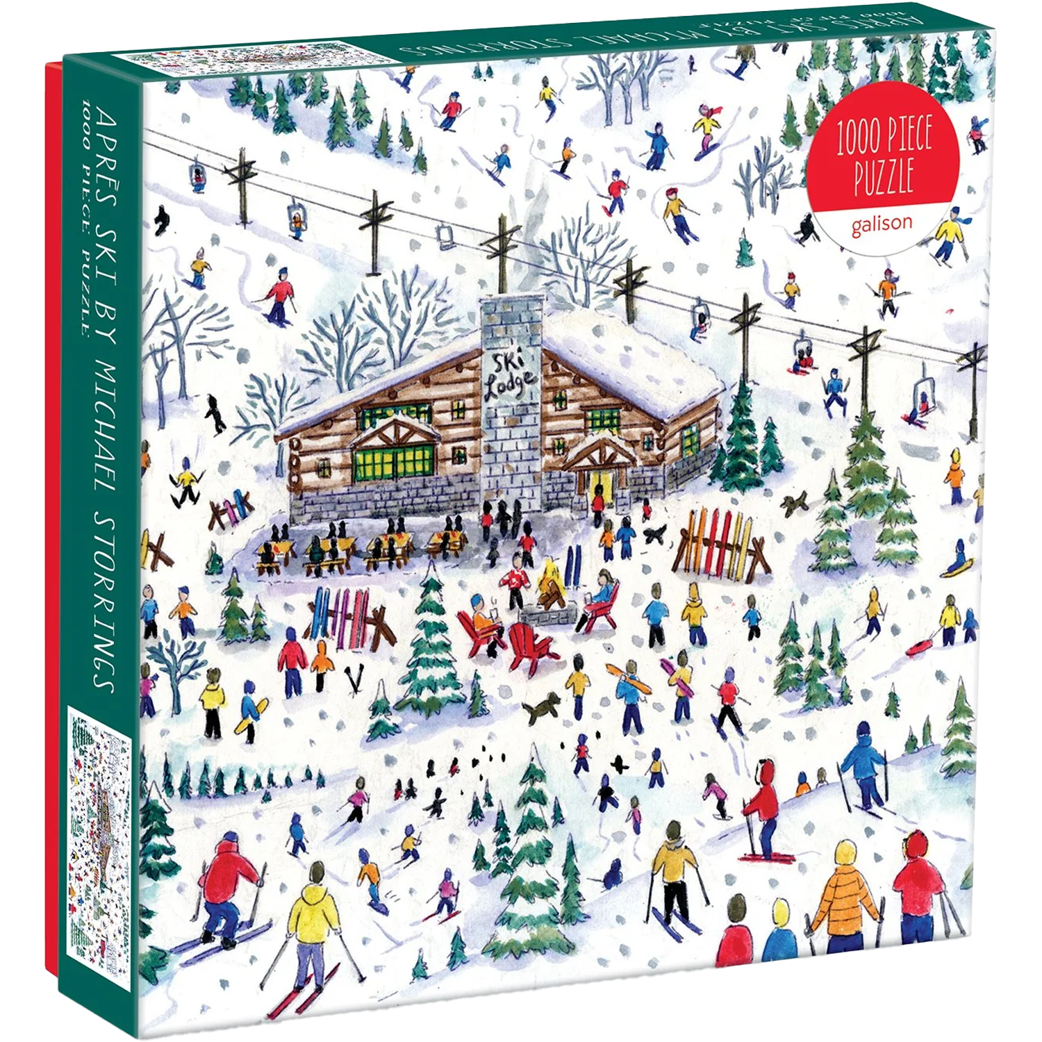 Michael Storrings Apres Ski 1000 Piece Puzzle alternate view