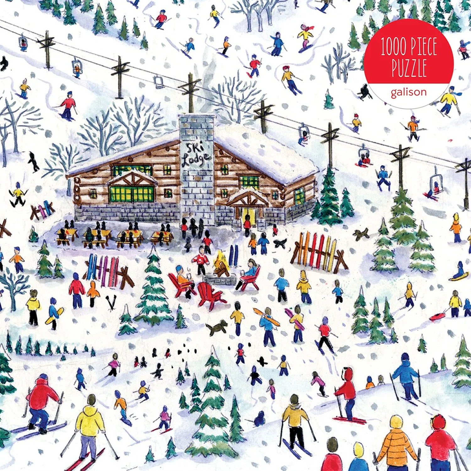 Michael Storrings Apres Ski 1000 Piece Puzzle alternate view