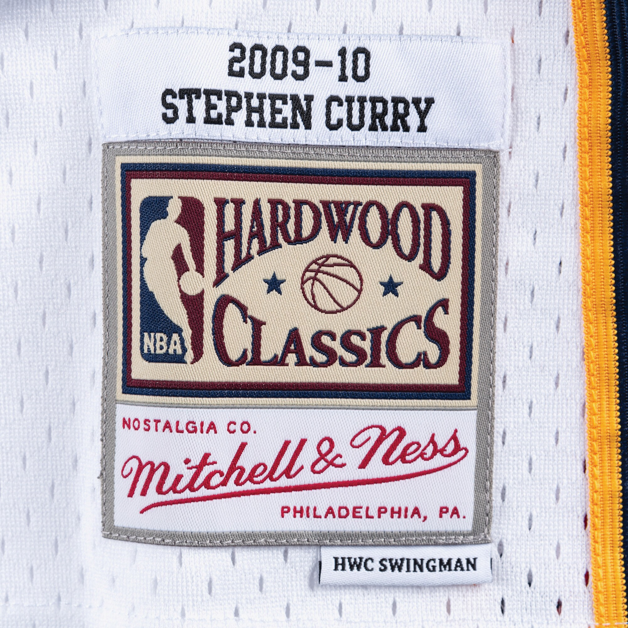 Men's Stephen Curry Warriors 2009/10 Swingman Jersey alternate view