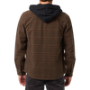 O'Neill Men's Archer Hooded Flannel on Model Back