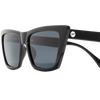 Sunski Fiorella in Black Slate front left close up