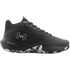 Under Armour Youth Lockdown 7 Grade School in Black/Metallic Silver
