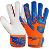 Reusch Youth Attrakt Solid FS Glove in 2290-Shocking Orange/Blue