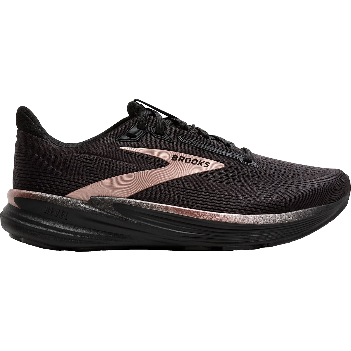 (取寄) ブルックス レディース レベル 8 Brooks women Revel 8 Black/Black/Rose Gold Women's Revel 8 – Sports Basement