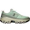 On Women's Cloudrock Low WP in Mineral Aloe outside right profile
