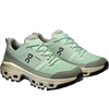 On Women's Cloudrock Low WP in Mineral Aloe pair front right