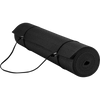 Gaiam 6MM Essentials Yoga Mat in Black rolled