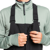 Quiksilver Men's Utility Bib Snow Pants chest zipper