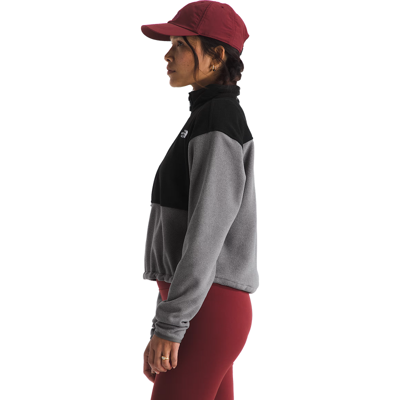 Women's Glacier Fleece 1/2 Zip Short Jacket, The North Face Women's Glacier Fleece 1/2 Zip Short Jacket Side