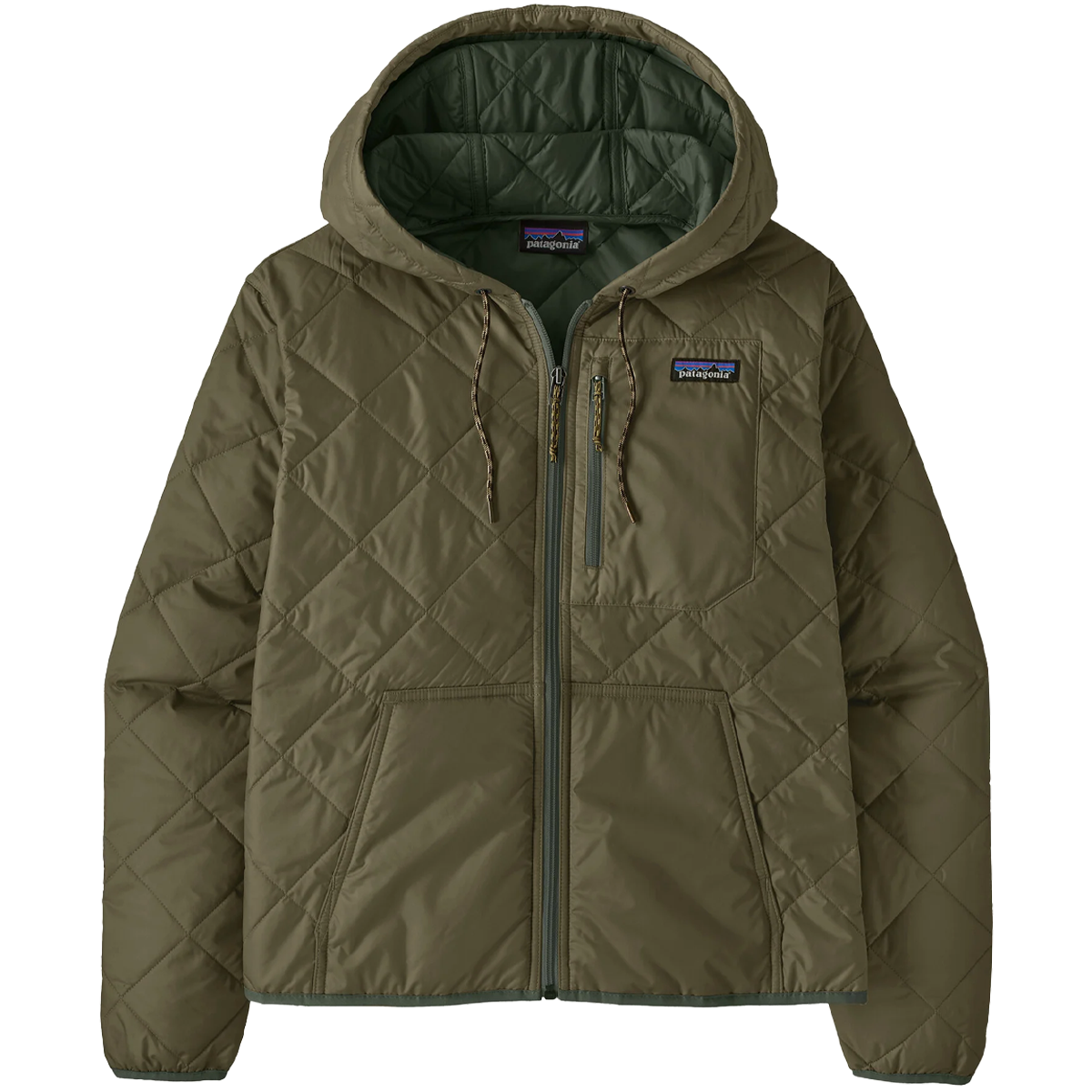 Women's Diamond Quilt Bomber Hoody alternate view