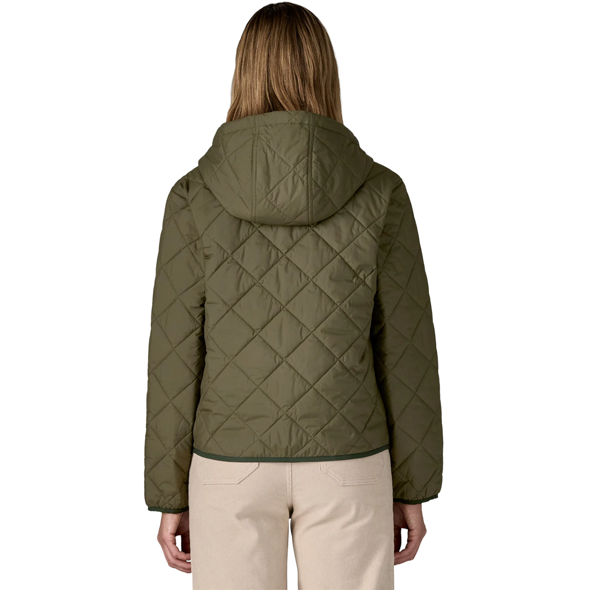 Women's Diamond Quilt Bomber Hoody alternate view