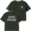 Patagonia Women's Balance Easy-Cut Organic Shirt in Peace Seeds: Old Growth Green